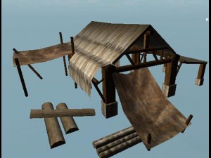 cottage for game developers 3D Model