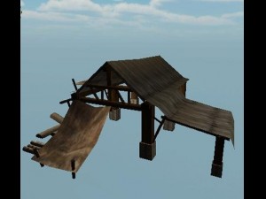 cottage for game developers 3D Model
