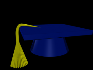 college hat 3D Модель