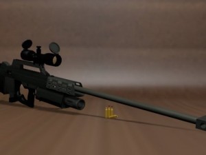 multipurpose assault rifle Model 3D