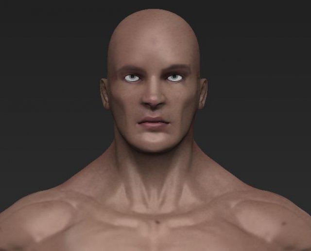 male nude 3D 模型 .c4d .max .obj .3ds .fbx .stl .blend 