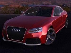 audi rs5 rigged Modello 3D