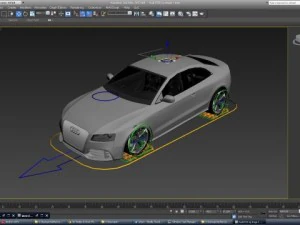 audi rs5 rigged 3D Model