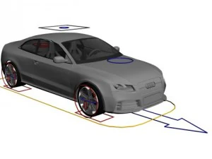 audi rs5 rigged 3D Model