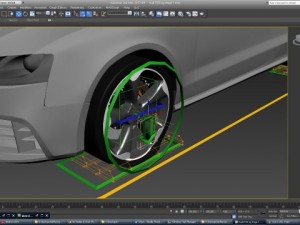audi rs5 rigged Model 3D