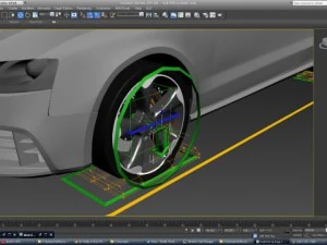 audi rs5 rigged 3D Model