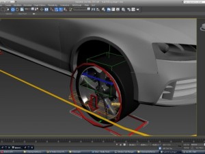 audi rs5 rigged Model 3D
