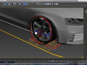 audi rs5 rigged 3D Model