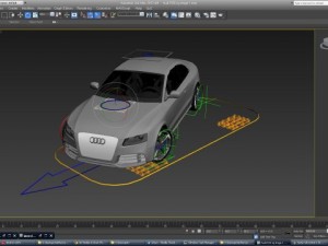 audi rs5 rigged Model 3D