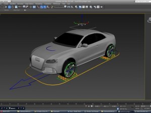 audi rs5 rigged Model 3D