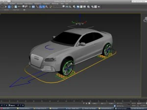 audi rs5 rigged 3D Model