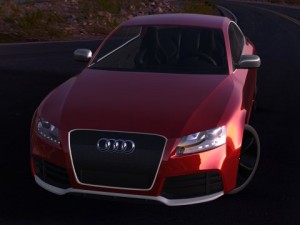 audi rs5 rigged Model 3D