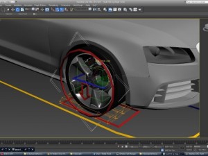 audi rs5 rigged Model 3D