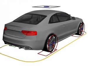 audi rs5 rigged Model 3D