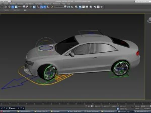 audi rs5 rigged 3D Model