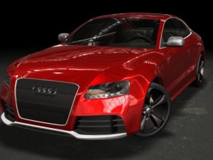 audi rs5 rigged Model 3D