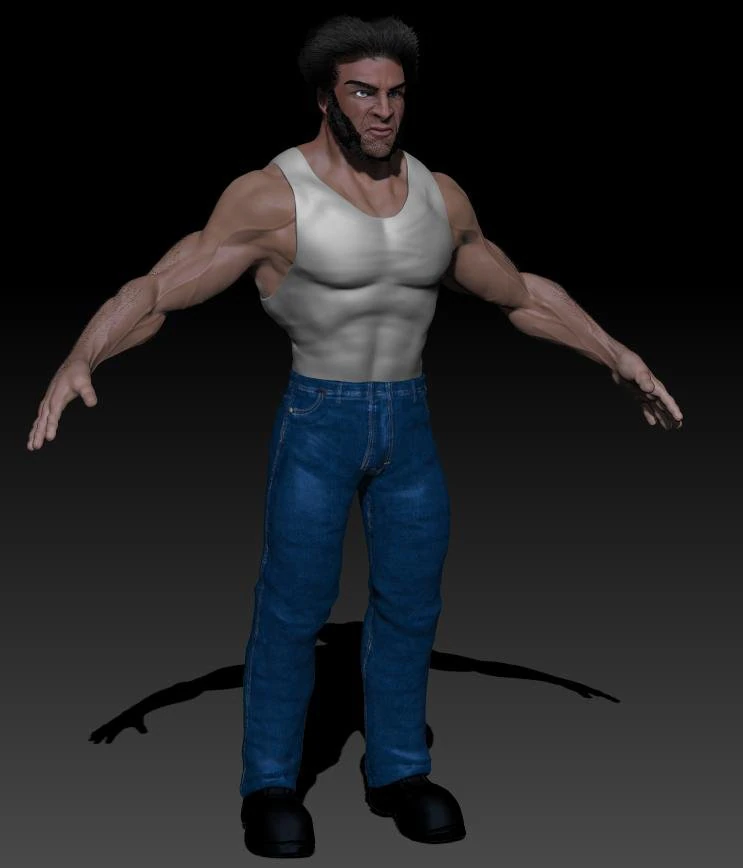 logan 3D Model .c4d .max .obj .3ds .fbx .stl .blend 