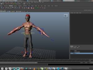 heavy hitter rigged 3D Model