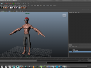 heavy hitter rigged 3D Model