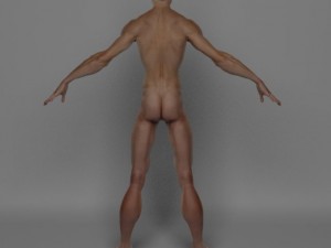 photo realistic male 3D Модель