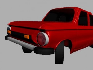 zaz 968m Modello 3D