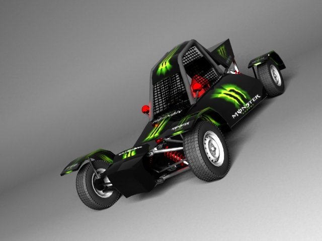 buggy d3 3D Model .c4d .max .obj .3ds .fbx .stl .blend 