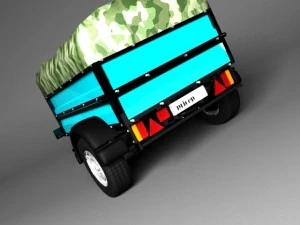 gancio di traino Modello 3D