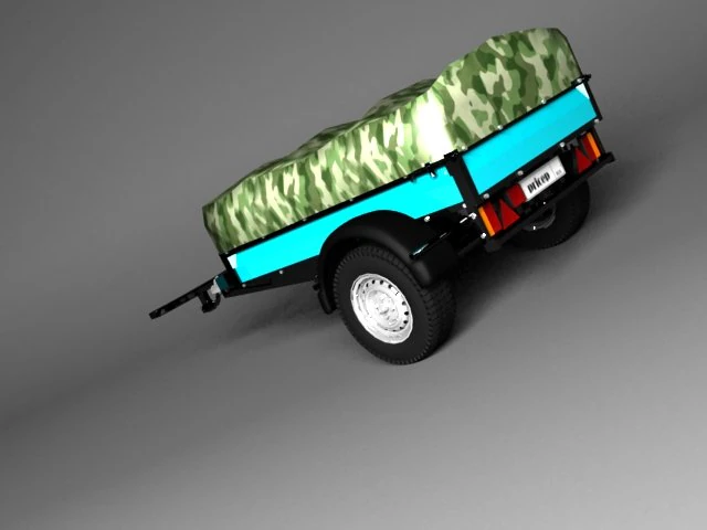 trailer  hitch 3D Model .c4d .max .obj .3ds .fbx .stl .blend 