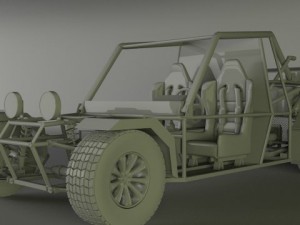 buggy car 3D Model