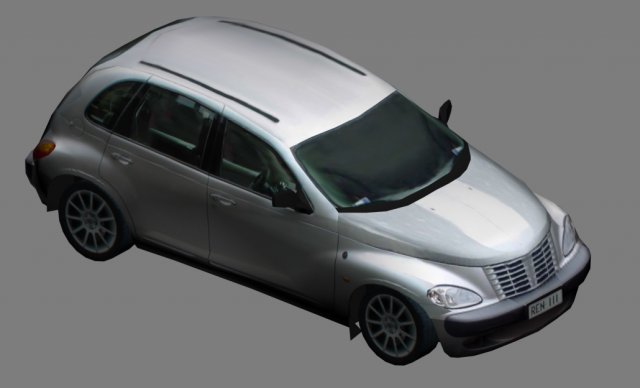 lowpoly car 3D Model .c4d .max .obj .3ds .fbx .stl .blend 