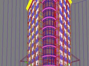 Eckgeb&auml;ude 3D Modell
