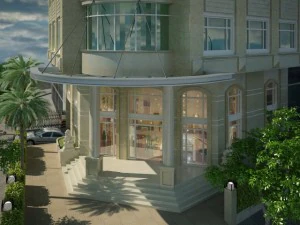 Eckgeb&auml;ude 3D Modell