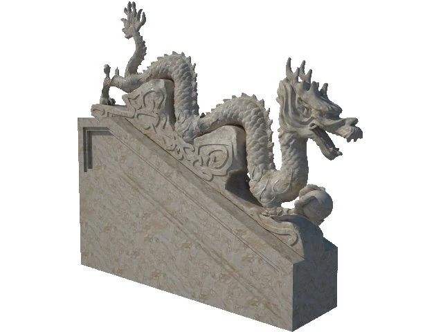 hightpoly china dragon 3D Model .c4d .max .obj .3ds .fbx .stl .blend 