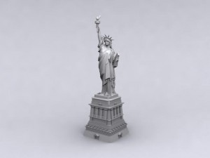the statue of liberty 3D Model