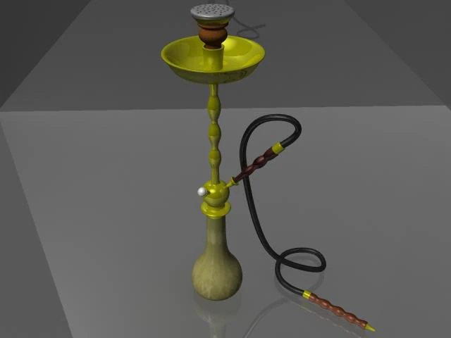 hookah 3D Model .c4d .max .obj .3ds .fbx .stl .blend 