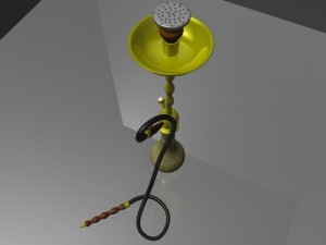 hookah 3D-Modell