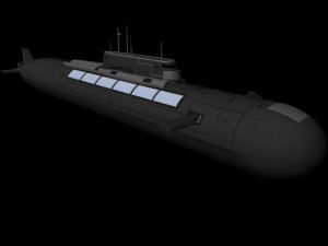 submarine Model 3D