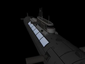 submarine 3D Model