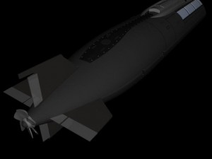 submarine 3D-Modell