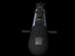 submarine 3D-Modell