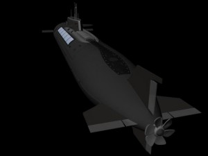 submarine 3D-Modell