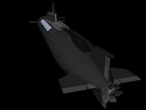 submarine 3D Model