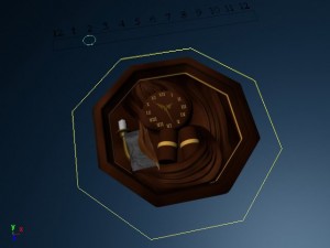 wall watch Modello 3D