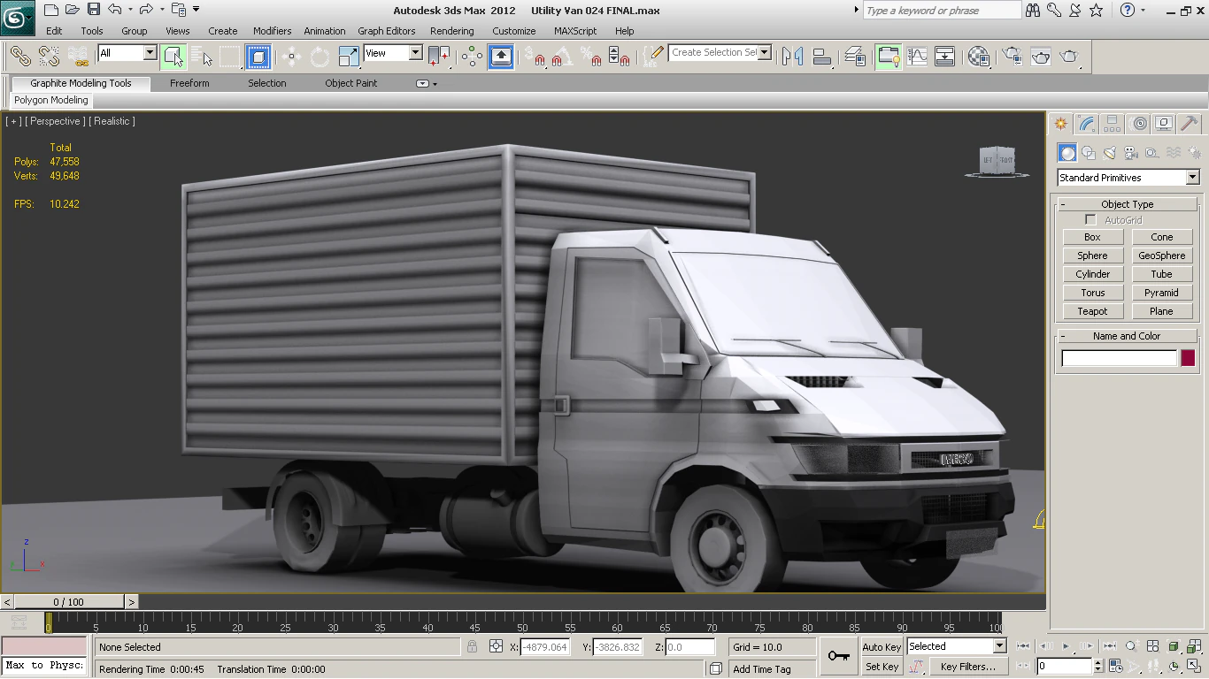 utility van 3D Model .c4d .max .obj .3ds .fbx .stl .blend 