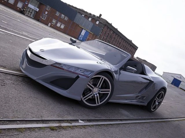 acura nsx roadster 3D Model .c4d .max .obj .3ds .fbx .stl .blend 