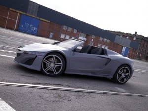 acura nsx roadster Model 3D