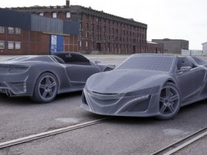 acura nsx roadster Model 3D