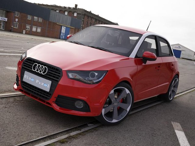 audi a1 sportback 3D 모델 .c4d .max .obj .3ds .fbx .stl .blend 