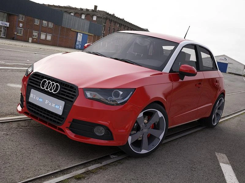 audi a1 sportback 3D Model .c4d .max .obj .3ds .fbx .stl .blend 