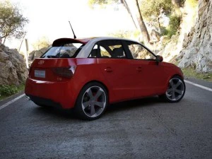 audi a1 sportback 3D Model